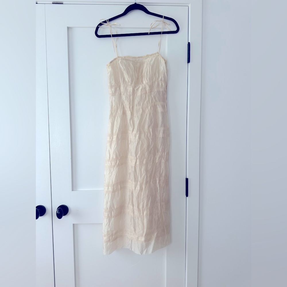 VINTAGE Lace Slip Dress Small Medium